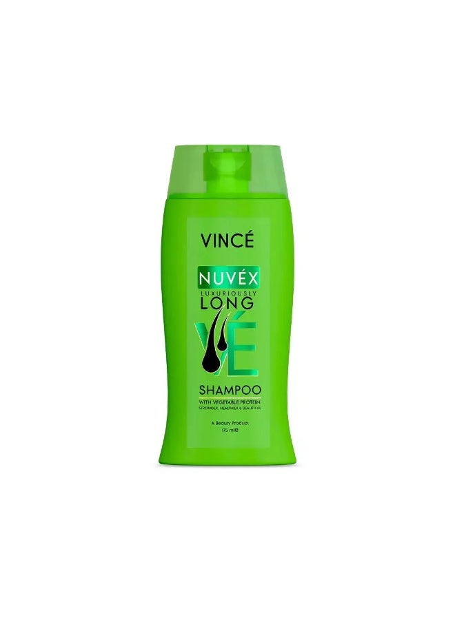 Luxuriously Long Shampoo for Weak & Breakage-Prone Hair, Strengthens from Roots to Tips, Reduces Breakage & Combing Damage, Paraben-Free, 175 ml